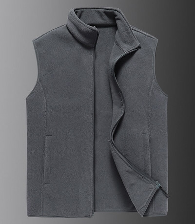 Plus μέγεθος 6XL 7XL 8XL Γιλέκο Αμάνικο Ανδρικό Φθινοπωρινό Γιλέκο Ανδρικό κέλυφος Μαλακό Ζεστό Γιλέκο Fleece Μπουφάν ψαρέματος Ανδρικά ρούχα