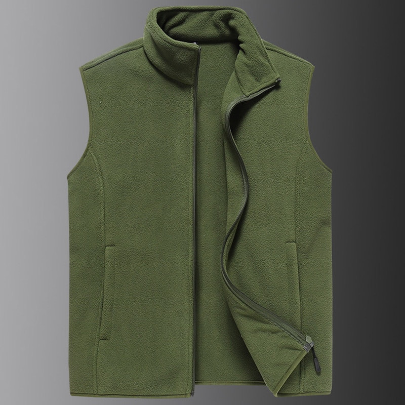 Plus μέγεθος 6XL 7XL 8XL Γιλέκο Αμάνικο Ανδρικό Φθινοπωρινό Γιλέκο Ανδρικό κέλυφος Μαλακό Ζεστό Γιλέκο Fleece Μπουφάν ψαρέματος Ανδρικά ρούχα