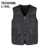 Vestă pentru bărbați Noua, toamnă iarnă, caldă, fără mâneci, vestă pentru bărbați, primăvară, vestă pentru bărbați, paltoane ocazionale, veste de mărime mare, pentru bărbați, 5XL