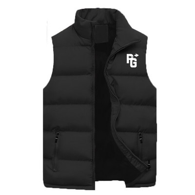 Ανδρικό γιλέκο γκολφ με εκτύπωση πολυτελούς μάρκας Αμάνικο μπουφάν Ανδρικά βαμβακερά παλτά με επένδυση Εξαιρετικά λεπτά, ζεστά ελαφριά ανδρικά αθλητικά γιλέκα