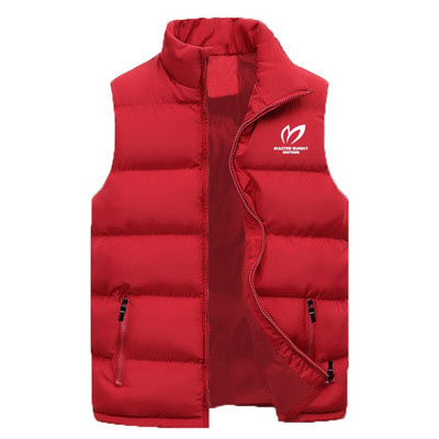 Ανδρικό γιλέκο γκολφ με εκτύπωση πολυτελούς μάρκας Αμάνικο μπουφάν Ανδρικά βαμβακερά παλτά με επένδυση Εξαιρετικά λεπτά, ζεστά ελαφριά ανδρικά αθλητικά γιλέκα