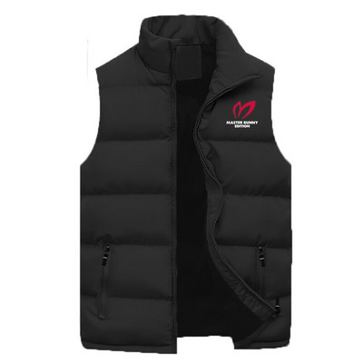 Ανδρικό γιλέκο γκολφ με εκτύπωση πολυτελούς μάρκας Αμάνικο μπουφάν Ανδρικά βαμβακερά παλτά με επένδυση Εξαιρετικά λεπτά, ζεστά ελαφριά ανδρικά αθλητικά γιλέκα