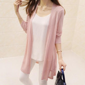 Uus 2020. aasta suve sügiskardigan naiste pikkade varrukatega kootud kampsun Naiste sall vabaaja kardiganid naiste õhuke mantel Naiste ülerõivad