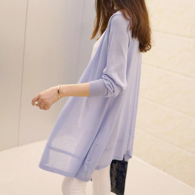 Uus 2020. aasta suve sügiskardigan naiste pikkade varrukatega kootud kampsun Naiste sall vabaaja kardiganid naiste õhuke mantel Naiste ülerõivad