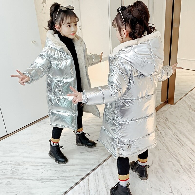 -30 Djevojka Zimska topla jakna plus baršunasta odjeća Debeli kaput otporan na vjetar Dječja odjeća s kapuljačom Vanjska odjeća Kaput za bebe