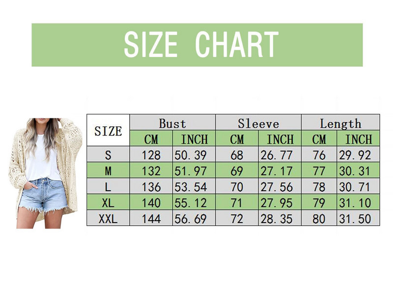 Sieviešu atvērta priekšpuse ar garām piedurknēm tamborēta kupla trikotāžas jaciņa džemperis, brīvs ārdrēbes, trikotāžas mētelis, liela izmēra sieviešu krekls Mujer