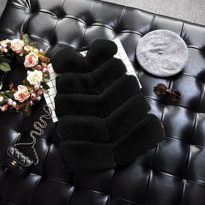 Παιδικά Κοριτσίστικα Παλτό με Ξύλινο Γιλέκο Χειμερινό Ζεστό Γιλέκο Αμάνικο Παιδικό Γούνινο Μπουφάν Βρεφικά Κοριτσίστικα Πανωφόρια Ρούχα TZ246