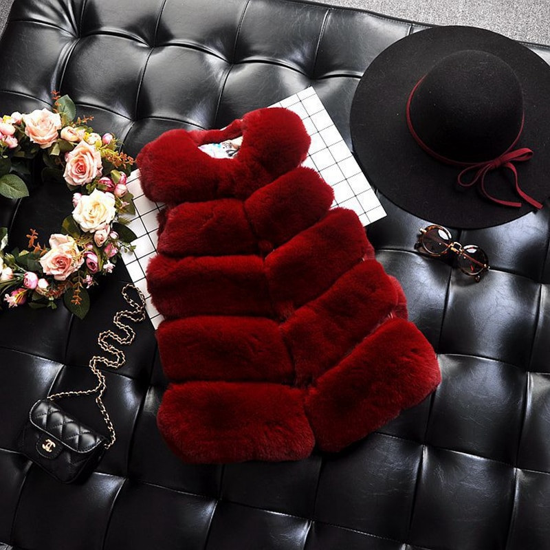 Παιδικά Κοριτσίστικα Παλτό με Ξύλινο Γιλέκο Χειμερινό Ζεστό Γιλέκο Αμάνικο Παιδικό Γούνινο Μπουφάν Βρεφικά Κοριτσίστικα Πανωφόρια Ρούχα TZ246