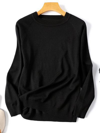 Rudens ziemas svītraini trikotāžas džemperi Džemperi ar garām piedurknēm korejiešu brīvi augstas kvalitātes džemperis, mīksts, silts džemperis, velk Femme 2022