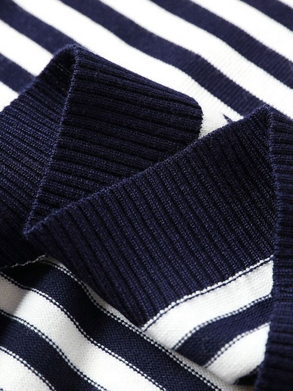 Rudens ziemas svītraini trikotāžas džemperi Džemperi ar garām piedurknēm korejiešu brīvi augstas kvalitātes džemperis, mīksts, silts džemperis, velk Femme 2022