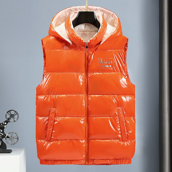 High street Couple Padding Vest 2021 New Japan Style fashion All-match Hip Hop Loose Plus Size Thicken Puffer Vest Men