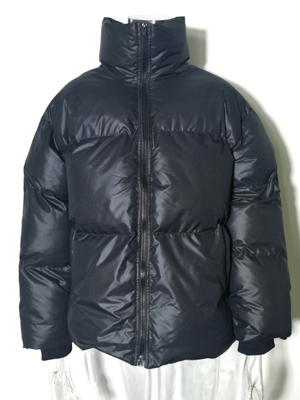 Ziemas parki sievietēm 2022. gada modes stends apkakle, burbuļjaka, mēteļi, silti, biezi, melni ikdienas sieviešu virsdrēbes mēteļi