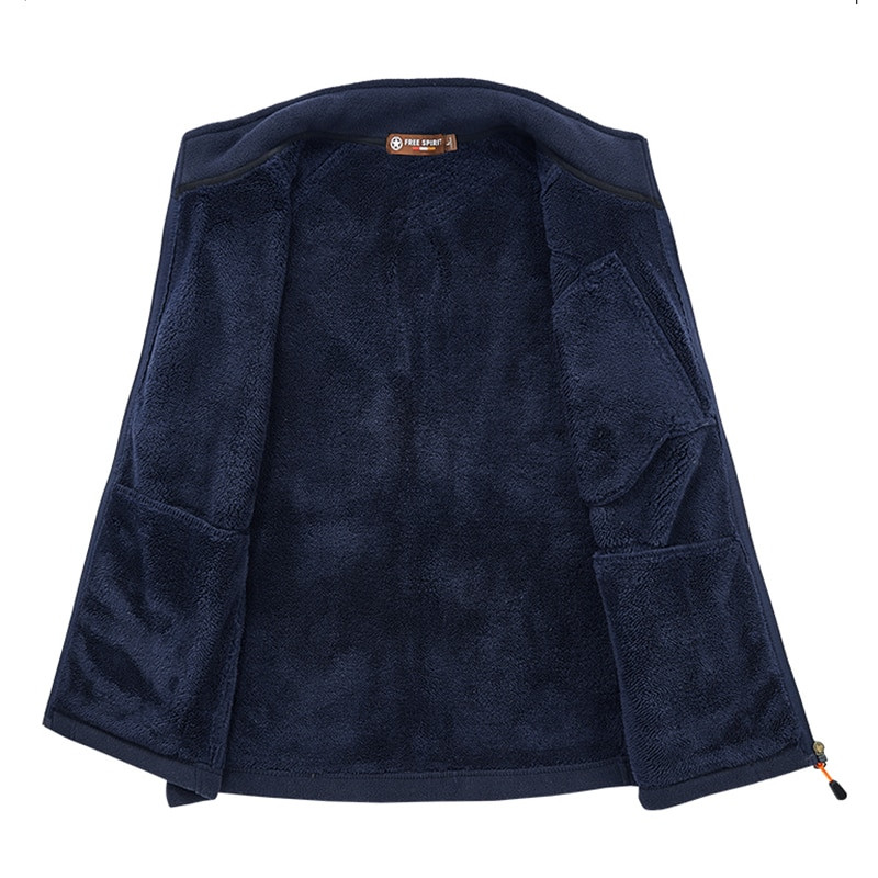 Férfi vastag polár meleg mellény dzseki 2021 őszi szabadtéri divat alkalmi mellény Férfi kabát Téli taktika nagy méretű S-5Xl mellény férfi mellény