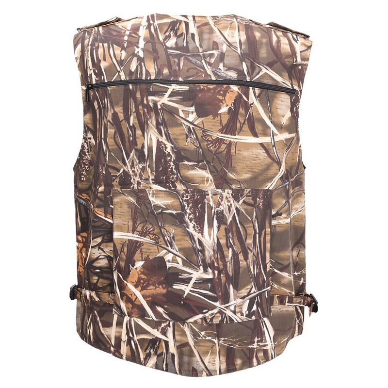 Novi ribarski prsluk Muške jakne bez rukava Kamuflažni terenski prozračni taktički prsluk s mnogo više džepova Prsluk za vanjsku upotrebu