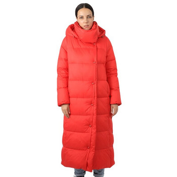 Γυναικείο μακρύ πουπουλένιο μπουφάν Parka Outwear με Καπιτονέ κουκούλα Γυναικείο Γυναικείο Γυναικείο Βαμβακερά Ρούχα Ζεστά Μόδα Κορυφαία Ποιότητα 19-079