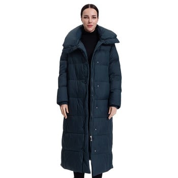 Γυναικείο μακρύ πουπουλένιο μπουφάν Parka Outwear με Καπιτονέ κουκούλα Γυναικείο Γυναικείο Γυναικείο Βαμβακερά Ρούχα Ζεστά Μόδα Κορυφαία Ποιότητα 19-079