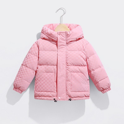 Mazuļu Meiteņu Apģērbi Jauni Rudens Ziemas Bērnu Modes Zēniem Meiteņu Jakas Karikatūra Bieza Silta Bērnu Garš Mētelis Jakas Sniega tērps 1-6Y