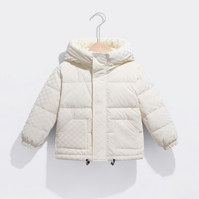 Mazuļu Meiteņu Apģērbi Jauni Rudens Ziemas Bērnu Modes Zēniem Meiteņu Jakas Karikatūra Bieza Silta Bērnu Garš Mētelis Jakas Sniega tērps 1-6Y