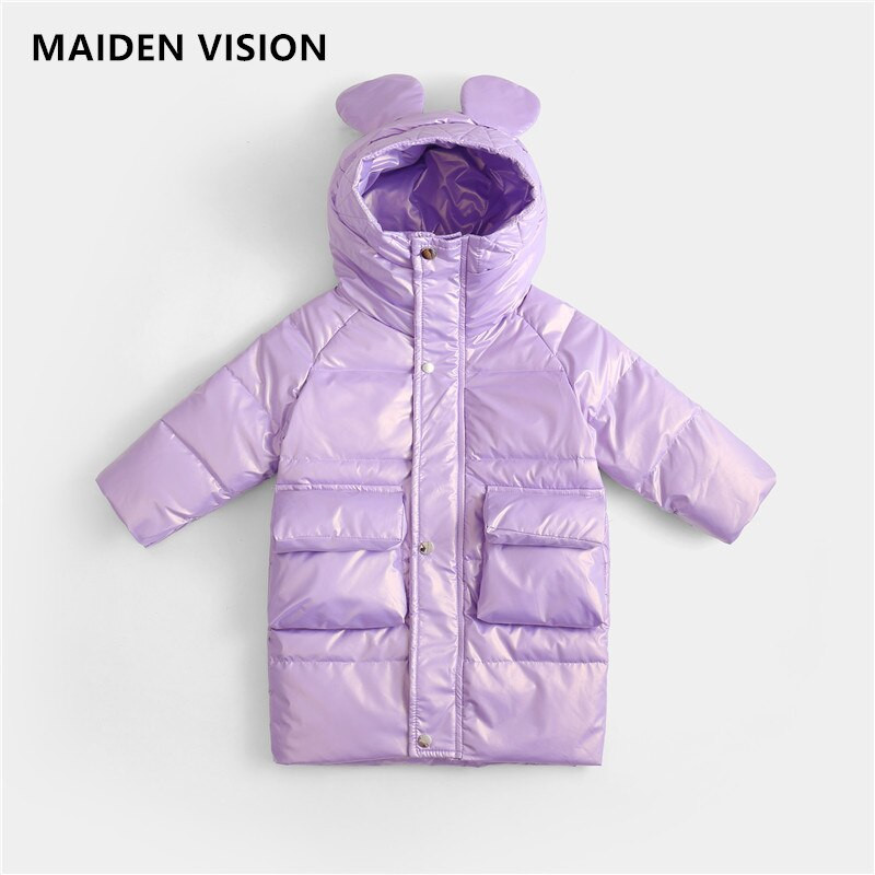 Mazuļu Meiteņu Apģērbi Jauni Rudens Ziemas Bērnu Modes Zēniem Meiteņu Jakas Karikatūra Bieza Silta Bērnu Garš Mētelis Jakas Sniega tērps 1-6Y