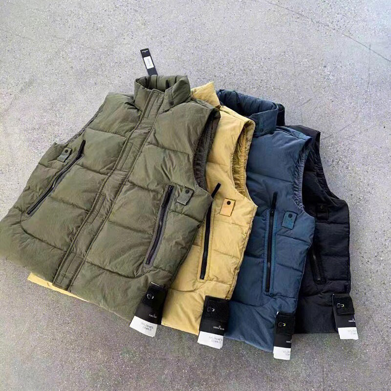 Jesen/zima 2022. Big Stone muški prsluk Zadebljana topla balon jakna Muška i ženska vodootporna jakna bez rukava otporna na vjetar