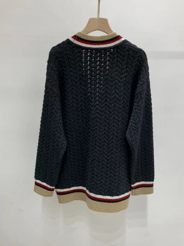 2022. gada jauns rudens ziemas raibs, krāsains burts, izšūts sieviešu ikdienas brīvs trikotāžas džemperis