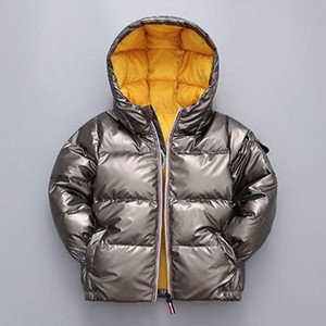 3 4 5 6 7 8 9 10 gadi ziemas meiteņu jaka Jauna mode Saglabā siltumu zēniem Virsdrēbes ar kapuci rāvējslēdzējs Ikdienas Ziemassvētku mētelis Bērnu apģērbs