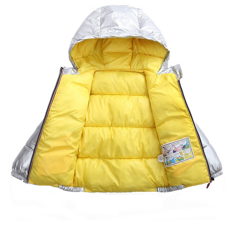 3 4 5 6 7 8 9 10 gadi ziemas meiteņu jaka Jauna mode Saglabā siltumu zēniem Virsdrēbes ar kapuci rāvējslēdzējs Ikdienas Ziemassvētku mētelis Bērnu apģērbs