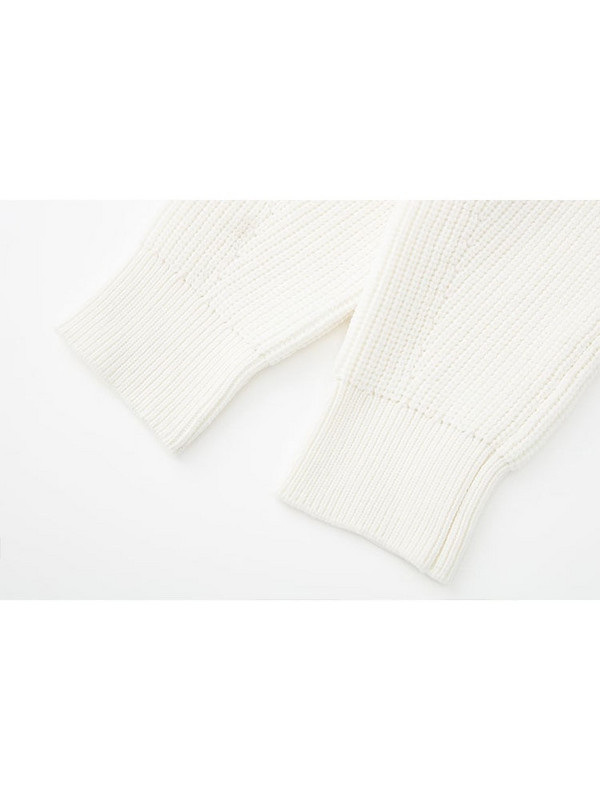 Γυναικεία 2022 Νέα μόδα Μαλλί με μισό φερμουάρ ριγέ πλεκτό πουλόβερ Vintage μακρυμάνικο γυναικεία πουλόβερ Κομψά μπλουζάκια