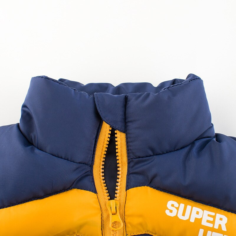 Jauns ARRIVE 2022 Bērnu apģērbs Ziemas zēnu mētelis zēnu jaka Bieza ar garām piedurknēm modes kokvilnas apģērbi zīdaiņu ziemas mētelis