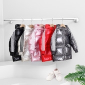 Zēnu ziemas mēteļi un jaka bērniem Sporta jakas Baltas pīles dūnu biezas Ziemas jaka Zēnu meitenes ziemas mētelis bērnu apģērbi Parker