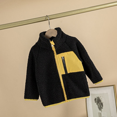 Dječja zimska topla gornja odjeća Dječje deblje jakne od flisa iz crtića Pamučna odjeća za male dječake Kaputi s kapuljačom za malu djecu