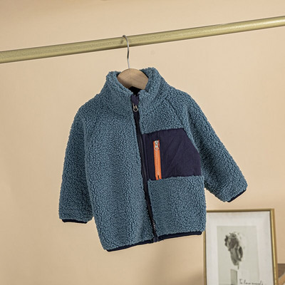 Dječja zimska topla gornja odjeća Dječje deblje jakne od flisa iz crtića Pamučna odjeća za male dječake Kaputi s kapuljačom za malu djecu