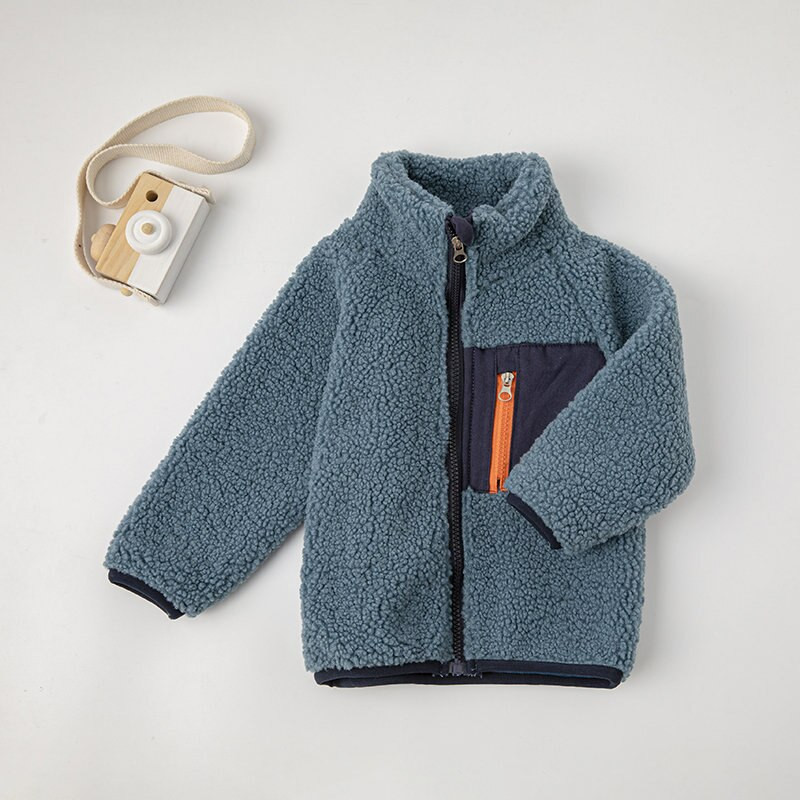 Dječja zimska topla gornja odjeća Dječje deblje jakne od flisa iz crtića Pamučna odjeća za male dječake Kaputi s kapuljačom za malu djecu