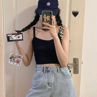 Sieviešu trikotāžas īss šalles jakas vienkrāsains ar garām piedurknēm, brīvi apgriezts trikotāžas augšējais trikotāžas jaka mētelis Y2k korejiešu mētelis ielas apģērbs