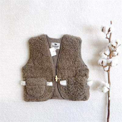 EnkeliBB Super jauka 80% vilnas veste mazuļiem Ziemas veste Jauki bērni zēni meitenes glabā siltumu vilnas veste ar pogu