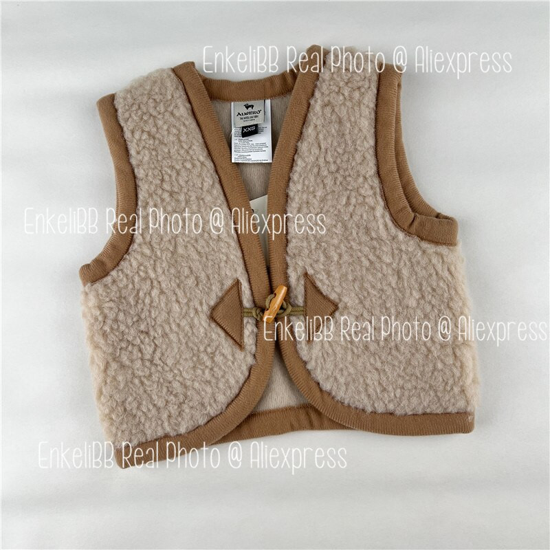 EnkeliBB Super jauka 80% vilnas veste mazuļiem Ziemas veste Jauki bērni zēni meitenes glabā siltumu vilnas veste ar pogu