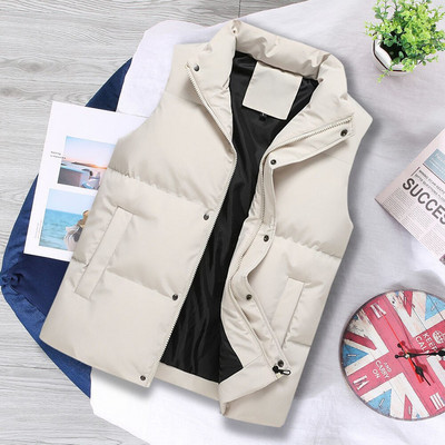 rozā veste jaka Vīriešu jaka bez piedurknēm Rudens hiphopa ielu veste Vīriešu veste mētelis kokvilnas polsterētas puftas vestes vīriešiem 2021