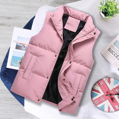 rozā veste jaka Vīriešu jaka bez piedurknēm Rudens hiphopa ielu veste Vīriešu veste mētelis kokvilnas polsterētas puftas vestes vīriešiem 2021