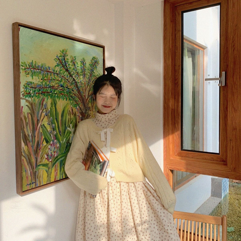 Világossárga, vágott kardigán női édes, bő, fűzős, kötött pulóver dzsekik, női vájt felsők, 2021. ősz női ruházat