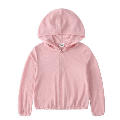 DE PEACH Bērnu saules aizsargapģērbs ar kapuci vasaras āra pretodu apģērbs Zēniem zēniem meitenēm ar garām piedurknēm plāns mētelis