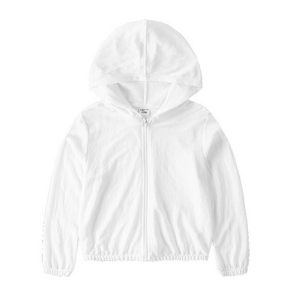 DE PEACH Bērnu saules aizsargapģērbs ar kapuci vasaras āra pretodu apģērbs Zēniem zēniem meitenēm ar garām piedurknēm plāns mētelis