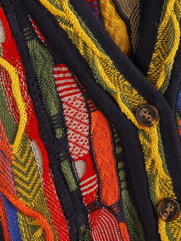 XFPV 2022 jauns rudens modes gadījuma raksturs ar V kakla izgriezumu, garām piedurknēm, brīvs, daudzkrāsains, svītrains, plāns jaciņš, trikotāžas džemperis, sieviete, SM11890