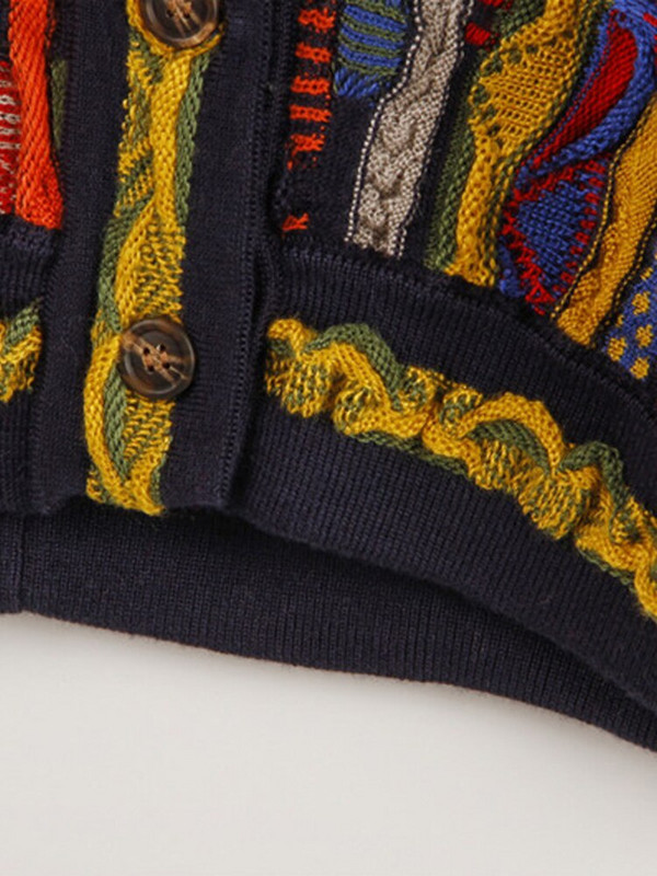 XFPV 2022 jauns rudens modes gadījuma raksturs ar V kakla izgriezumu, garām piedurknēm, brīvs, daudzkrāsains, svītrains, plāns jaciņš, trikotāžas džemperis, sieviete, SM11890