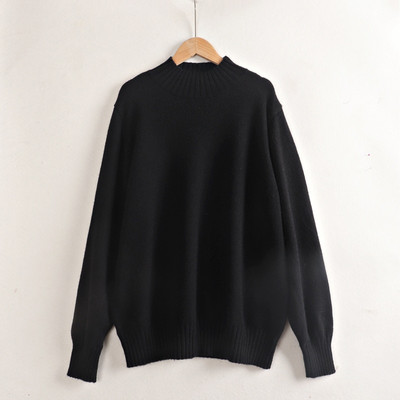 MASTGOU Augstas kvalitātes kašmira silts sieviešu ziemas džemperis Modes trikotāžas brīvs džemperis rudens sieviešu vilnas džemperis