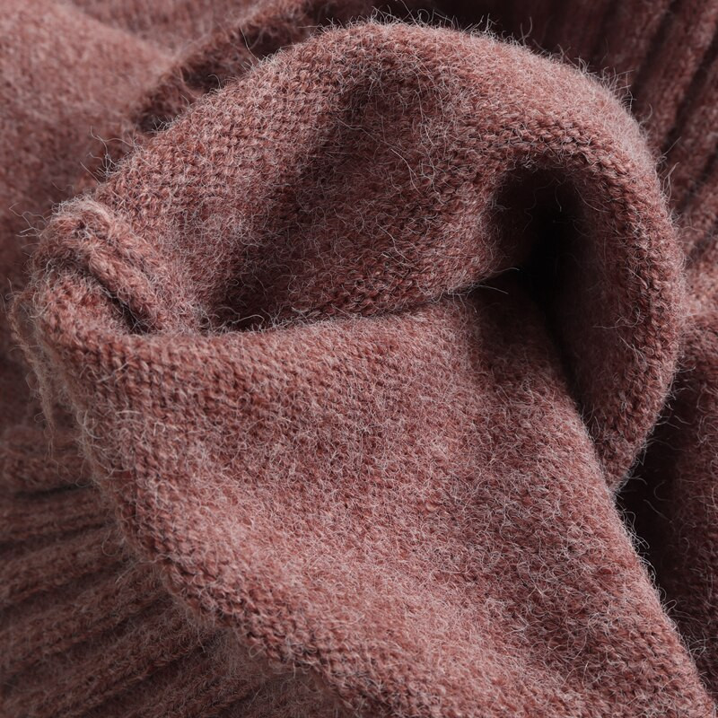 MASTGOU Augstas kvalitātes kašmira silts sieviešu ziemas džemperis Modes trikotāžas brīvs džemperis rudens sieviešu vilnas džemperis