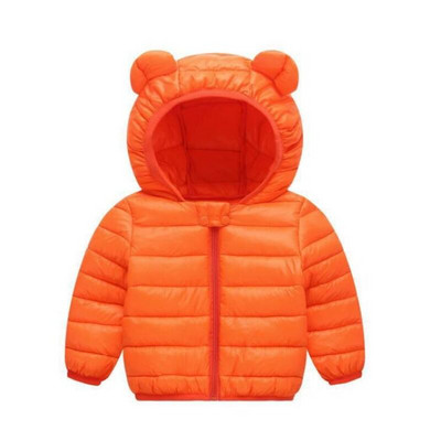 Zēniem un meitenēm Ziemas silta jaka rudens mēteļi ar kapuci bērnu dūnu jakas bērniem virsdrēbes bērnu apģērbi 1-5 g.