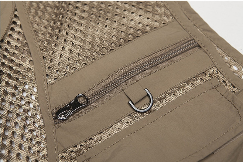 Εκφόρτωση Ανδρικό γιλέκο Tactical Webbed Gear Παλτό Καλοκαιρινό γιλέκο φωτογράφου Εργαλείο Πολλαπλές τσέπες Αμάνικο μπουφάν αρσενικό