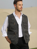 Vīriešu rudens vairāku kabatu militārā taktiskā veste Jauna ikdienas jakas bez piedurknēm Vīriešu makšķerēšanas fotogrāfa golfa veste vīrieša veste