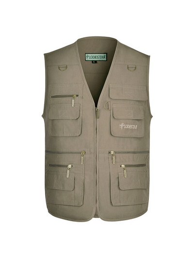 Vīriešu rudens vairāku kabatu militārā taktiskā veste Jauna ikdienas jakas bez piedurknēm Vīriešu makšķerēšanas fotogrāfa golfa veste vīrieša veste