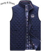 Kenty Shark zīmola vīriešu vestes uztur siltumu.